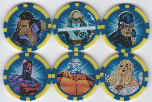 Action Tokens X-Men Complete Set of 6
