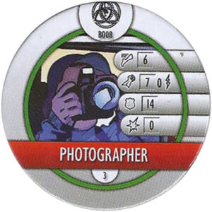 #B008 - Photographer (bystander token)