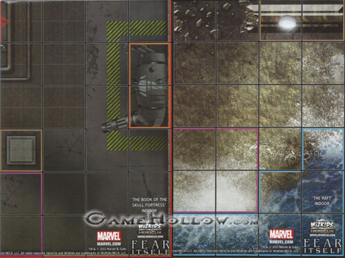 Map - Book of the Skull Fortress / The Raft (Fear Itself)