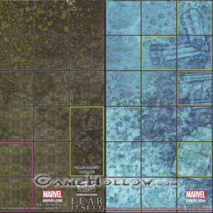 Map - Fallen Asgard / Pacific Ocean (Fear Itself)