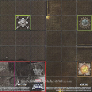 Map - Blue Area of the Moon / Realm of Death (Galactic Guardians)