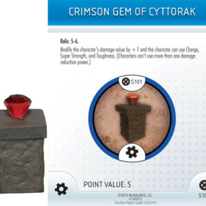 #S101 - Crimson Gem of Cyttorak 3D Object LE
