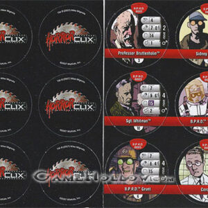 Tokens Bystanders - Hellboy BPRD (6 Victim tokens) Technician Grunt Coroner