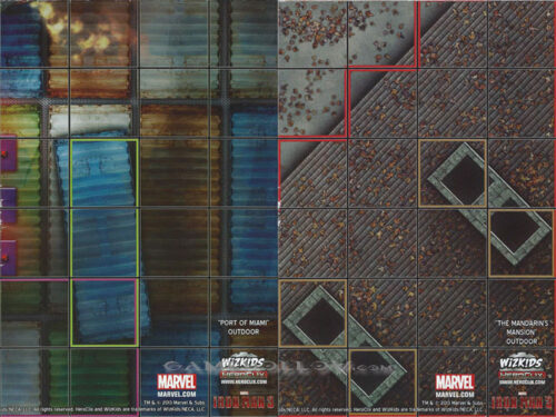 Map - Port of Miami / The Mandarin's Mansion (Iron Man 3)