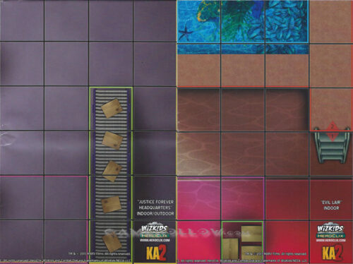 Map - Justice Forever Headquarters / Evil Lair (Kick-Ass 2)