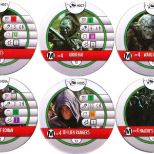 Complete Horde Token Set H001-H006