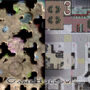Map - Coruscant Streets / Crystal Caves of Ilum