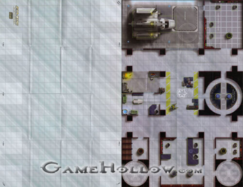Map - Death Star Tractor Beam Reactor / Blank (Rebel Storm)