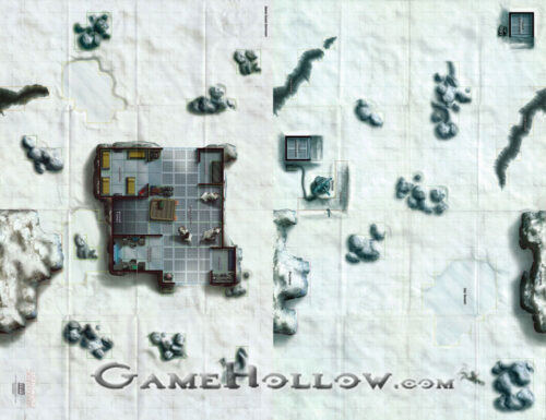 Map - Hoth Ice Plains / Echo Base Outpost (Battle of Hoth)