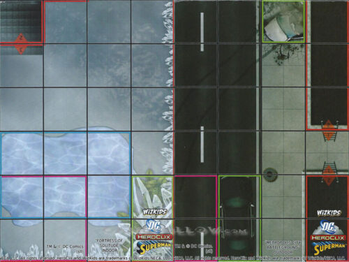 Map - Fortress of Solitude / Metropolis City (Superman)