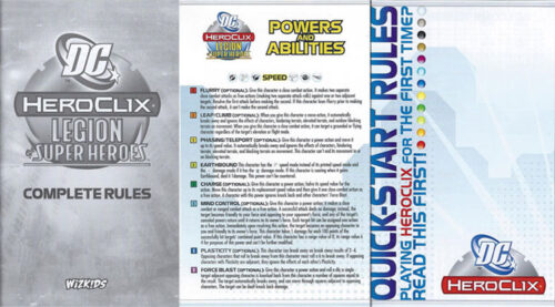 Starter Set - Legion of Super Heroes Rules Powers Abilities