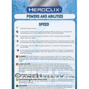 Starter Set - 2011 Powers and Abilities Card