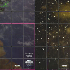Map - Battle of Sector 001 / Tsiolkovsky's Comet (Star Trek Tactics III)