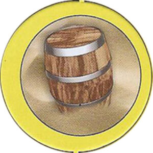 Token Object - Barrel in Sand (New)