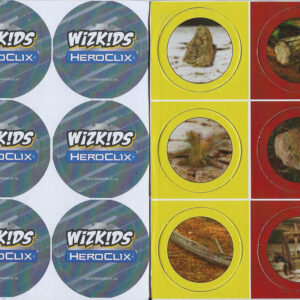 Tokens Objects - Wood Barriers Rocks Broken Catapult (6 tokens)