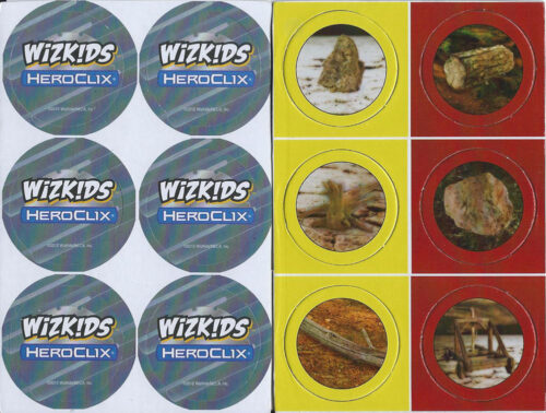 Tokens Objects - Wood Barriers Rocks Broken Catapult (6 tokens)