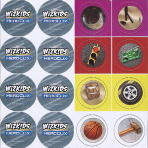 Tokens Objects - Stop Light Engine Tire Ball Barrell Hammer (8 tokens)