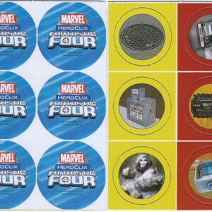 Tokens Objects - Fantastic Four (6 tokens) Doom Engine News Grate Hot Dog Stand