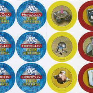 Tokens Objects - Legion of Super Heroes (6 tokens) Trash Hydrant Laser Frig