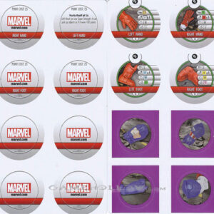 Tokens Objects - Sentinel Captain America (8 tokens)