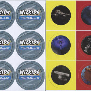 Tokens Objects - Star Trek Tactics (6 tokens) Space Ship Debris Nebula Asteroid Hatch