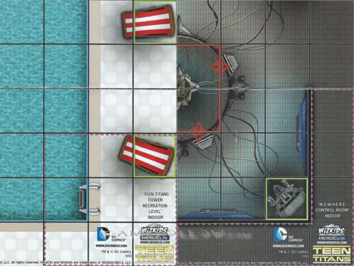 Map - N.O.W.H.E.R.E Control Room / Teen Titans Tower Recreation Level