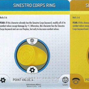 #S305 R305 - Ring Sinestro Corps 3D Relic LE
