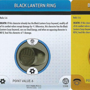 #S308 R308 - Ring Black Lantern 3D Relic LE