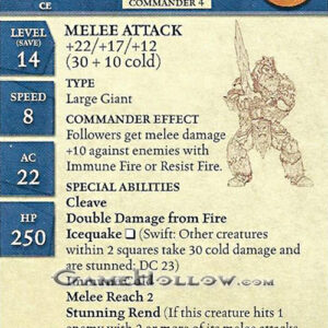 Stat Card Promo - Frost Giant Jarl EPIC (Night Below #52)