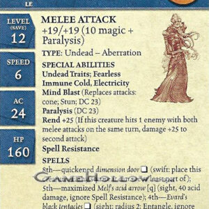 Stat Card Promo - Mind Flayer Lich EPIC (Night Below #38)