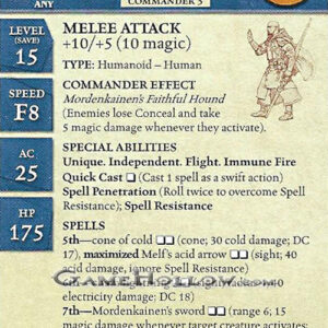 Stat Card Promo - Mordenkainen the Mage EPIC (Giants of Legend #26)