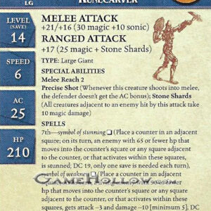 Stat Card Promo - Stone Giant Runecarver EPIC (Unhallowed #09)