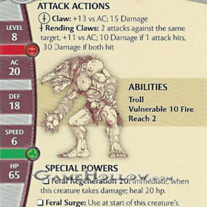Stat Card Promo - Feral Troll 2.0 (Desert of Desolation #49)