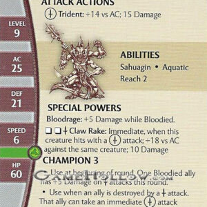 Stat Card Promo - Sahuagin Baron 2.0 (Desert of Desolation #34)