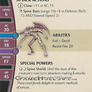 Stat Card Promo - Spined Devil 2.0 (Desert of Desolation #37)