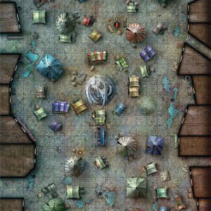 Map - Merchants Bazaar Vinyl Mat