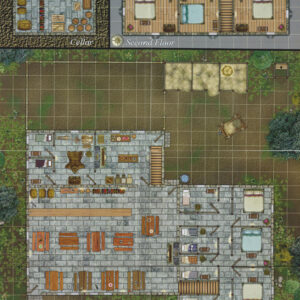 Map - Mudhollow Inn (The Gamers Dorkness Rising) (2005)