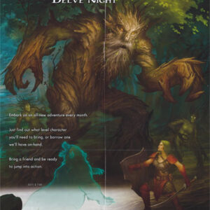Poster - Game Day Promo: Delve Night Treant