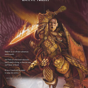 Poster - Game Day Promo: Delve Night Warforged