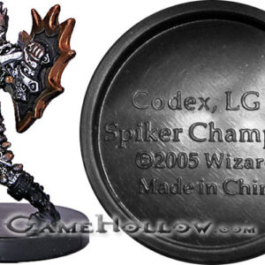 Spiker Champion Promo, Codex (Angelfire #07)