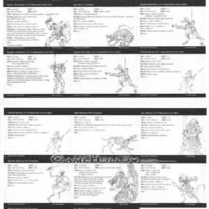 Starter - 2004 Uncut Stat Card Sheet