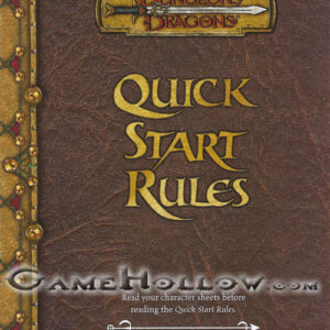 Starter - Quick Start Rules